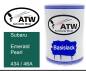 Preview: Subaru, Emerald Pearl, 434 / 46A: 500ml Lackdose, von ATW Autoteile West.